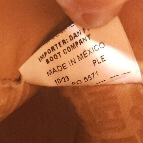 Dingo Bandida New Red Leather Western Boot 11 - Picture 7 of 7